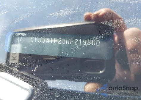 2017 Tesla Model S 100D/60D/75D/90D/P100D from USA, damaged, VIN 5YJSA1E23HF219800